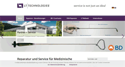 Desktop Screenshot of lt-technologies.de
