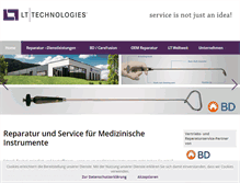 Tablet Screenshot of lt-technologies.de